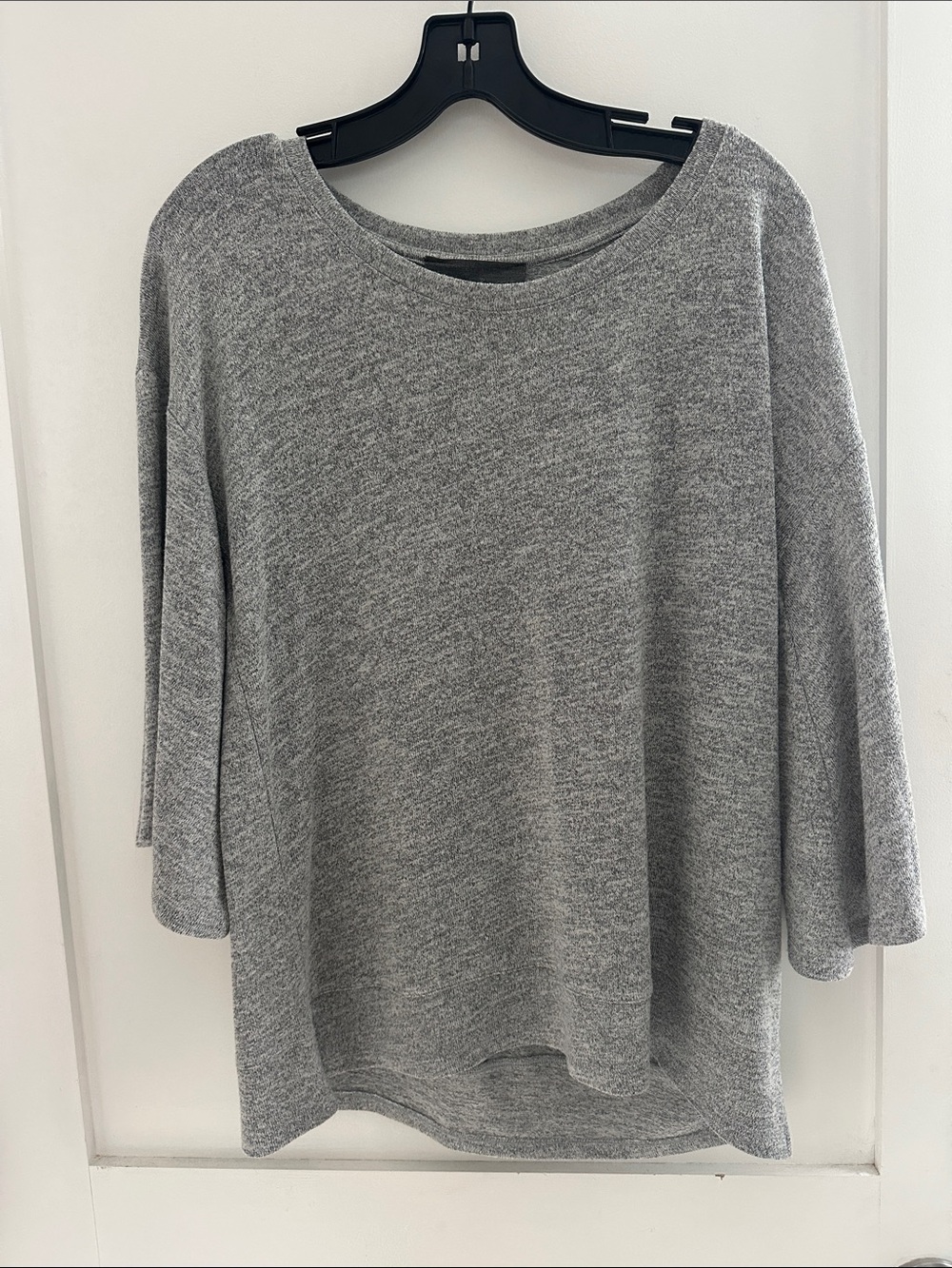Sunday in Brooklyn Light Heather Gray Crewneck Sweater